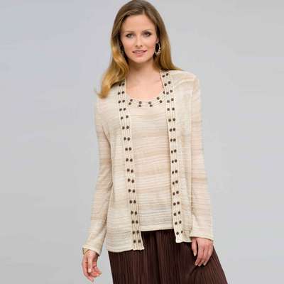 Open Front Cardigan